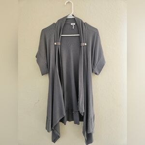 Splendid Cardigan Womens Medium Grey Super Soft Made In The‎ USA Fall Essential